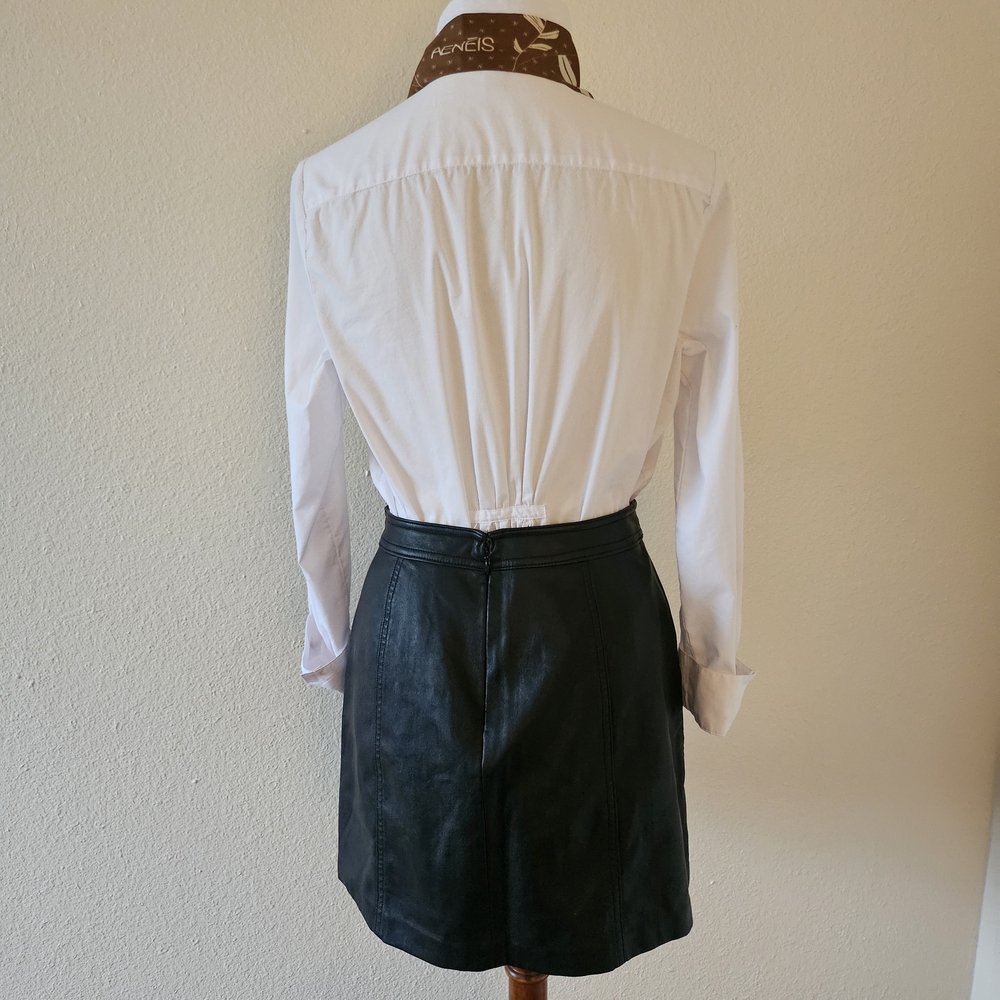 Zac & Rachel Womens Classic White Button Down M - Picture 6 of 7